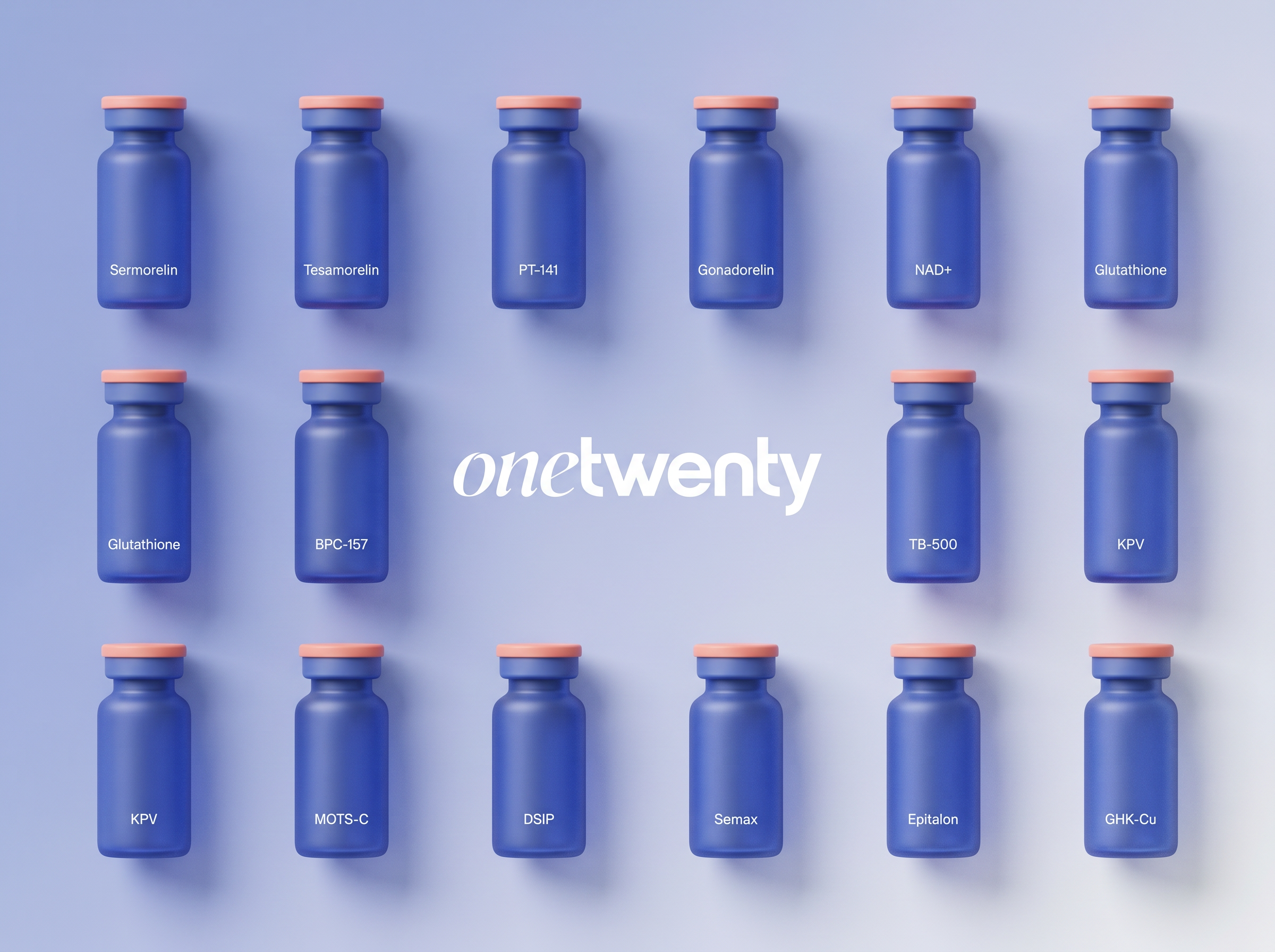 OneTwenty peptide formulary lineup